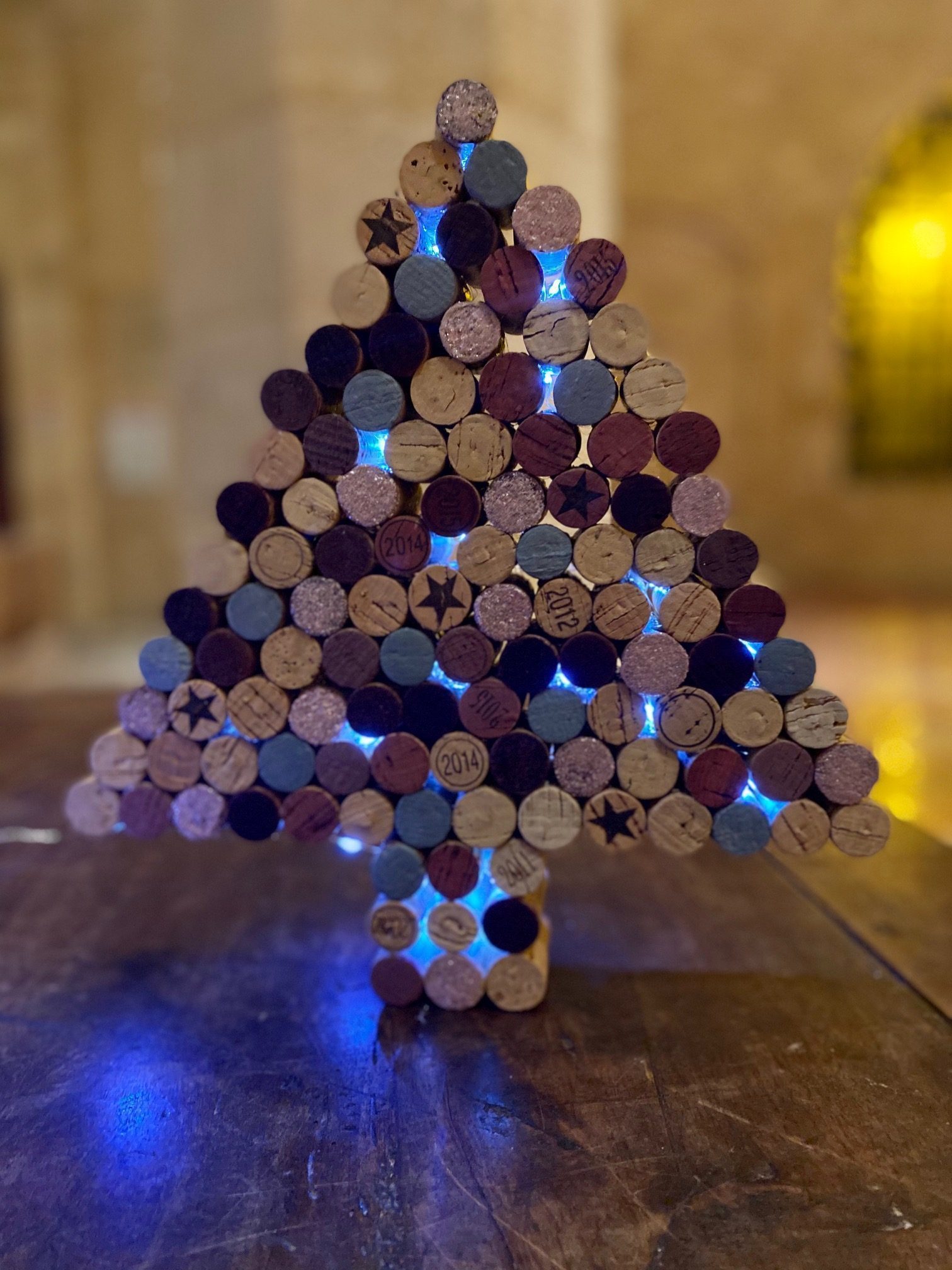 Mes Décorations De Noël En Bouchons De Liège Les Vins De Saint Emilion 