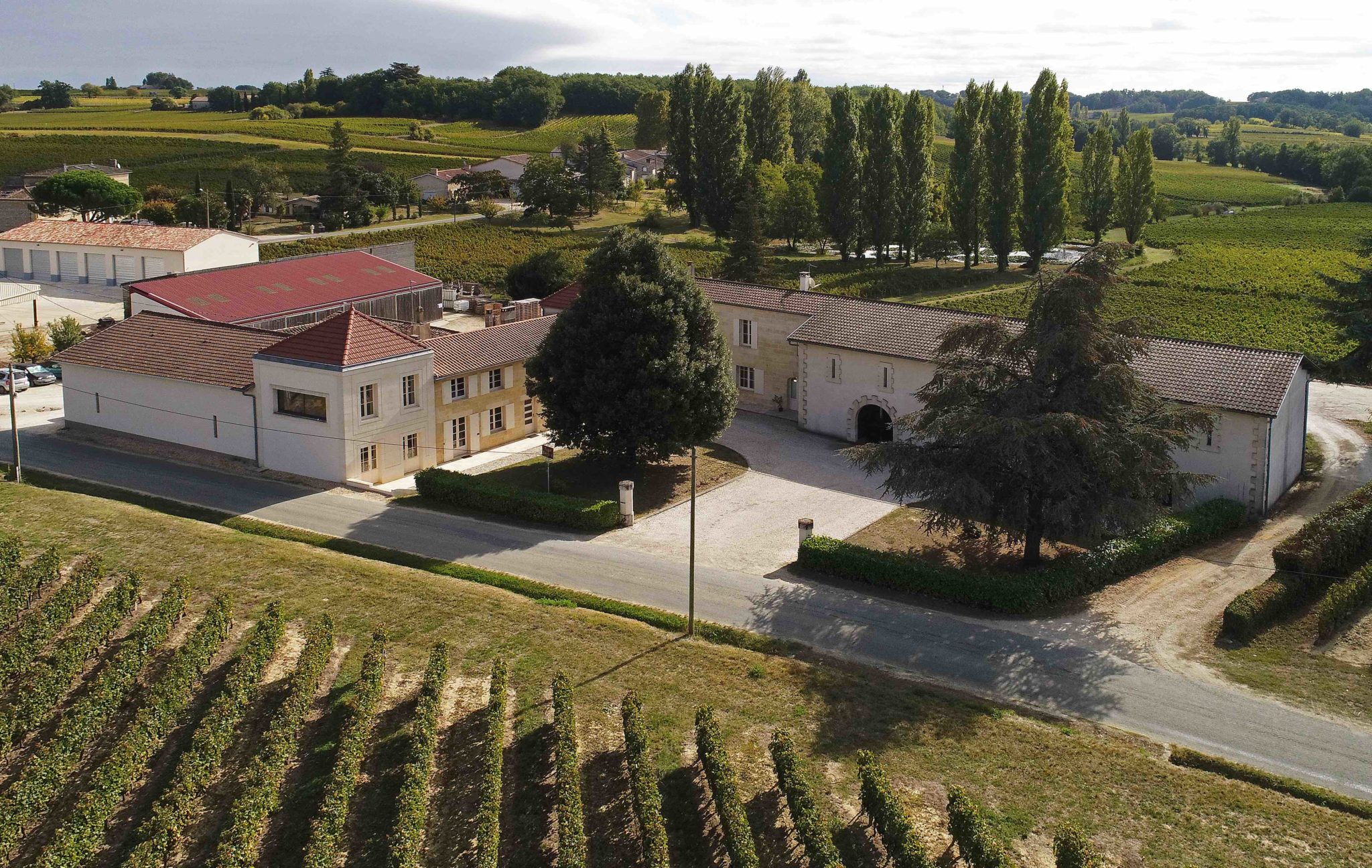 Vue sur le Chateau Pontet Bayard