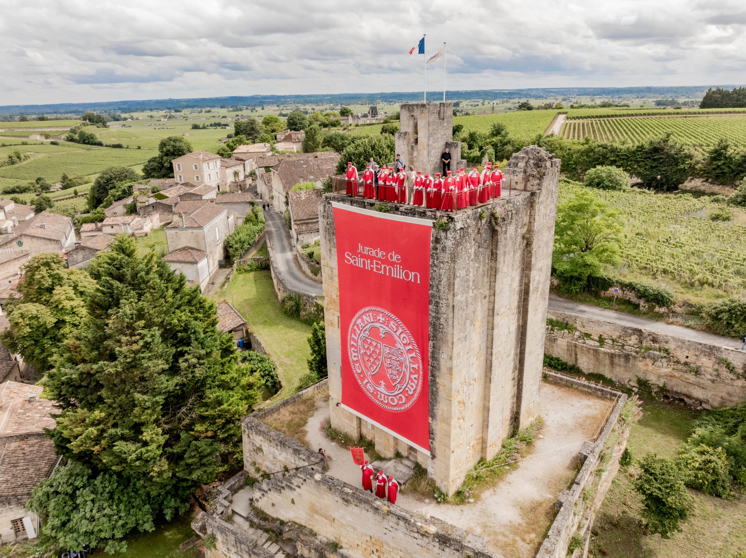 Philippine Delaire, ambassador for Saint-Emilion wines at the Jurade