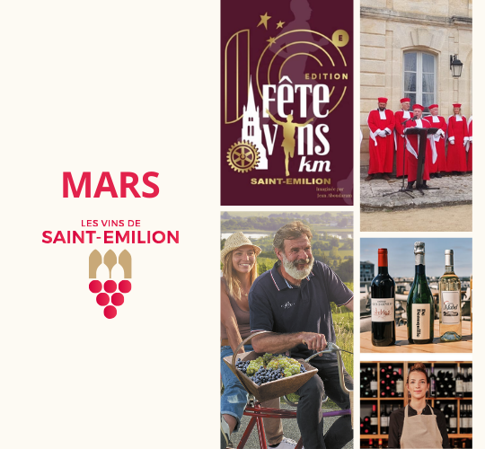 les évènements du mois de mars 2025 à saint-émilion