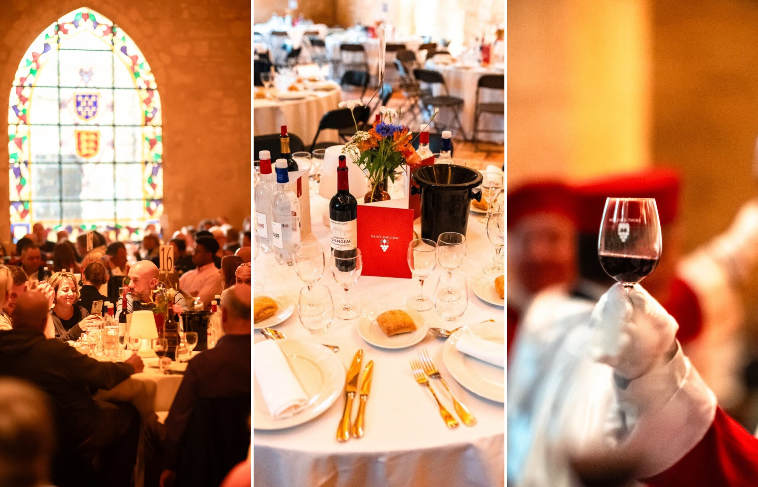 partagez un moment convivial pendant le diner vigneron des portes ouvertes des châteaux de saint emilion