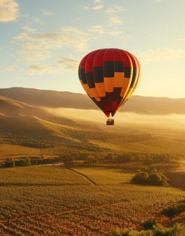 wine trip Saint emilion montgolfiades